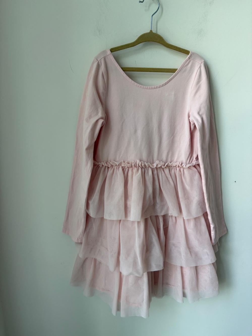Janie and Jack x Brown Girls Do Ballet Dress in Pink Tiered Ruffle Fancy Size 8